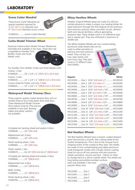 Keystone Industries 2013 Catalog