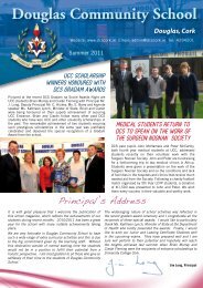 DCS Newsletter Summer 2011 - Douglas Community School