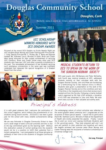 DCS Newsletter Summer 2011 - Douglas Community School