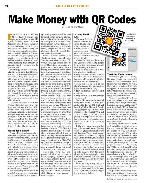 Make Money with QR Codes - Ipex
