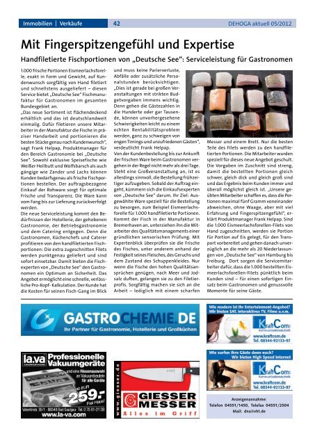 DEHOGA Magazin Nr. 6 November/Dezember 2012