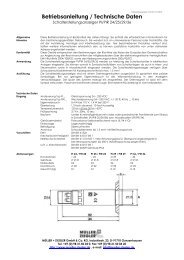 Betriebsanleitung / Technische Daten (PDF-Dokument)