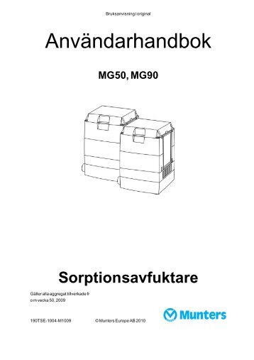 MG90 MG 50-Teknisk manual.pdf - Dantherm