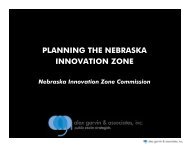 PLANNING THE NEBRASKA INNOVATION ZONE