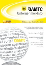 ÖAMTC Unternehmer-Info - Print Verlag