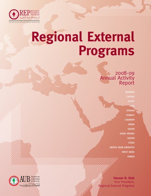 Annual Report 2009 - American University Of Beirut
