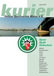 TISCHTENNIS - Abteilung - Polizei-Sportverein Mainz e.V.