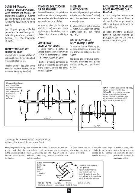 b notice d'utilisation et d'entretien - Mountfield Lawnmowers