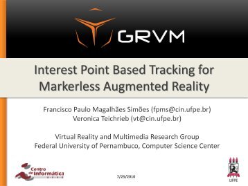 Interest Point Based Tracking for Markerless Augmented Reality