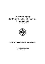 Paramecium - Deutsche Gesellschaft für Protozoologie / German ...