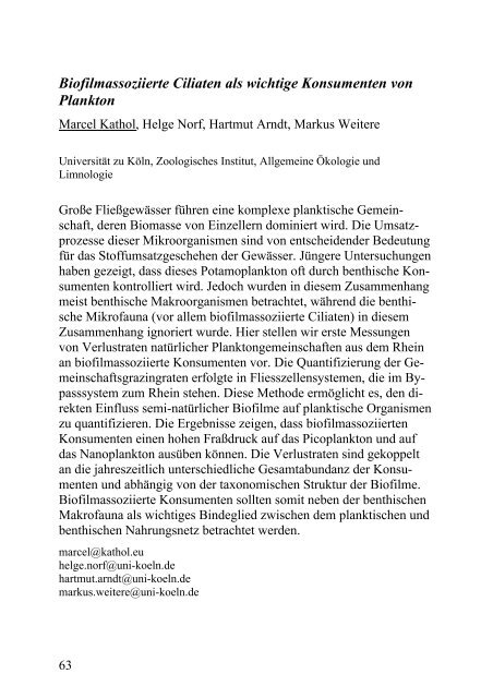 Paramecium - Deutsche Gesellschaft für Protozoologie / German ...