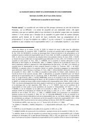 La dÃ©finition du lien de causalitÃ© en droit franÃ§ais - Grerca