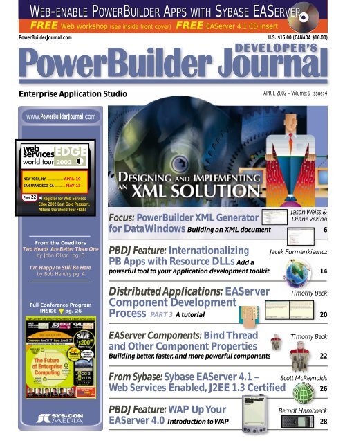 WEB-ENABLE POWERBUILDER APPS WITH SYBASE EASERVER ...
