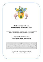 Turks and Caicos Islands Commission of Inquiry ... - TCI News Now!