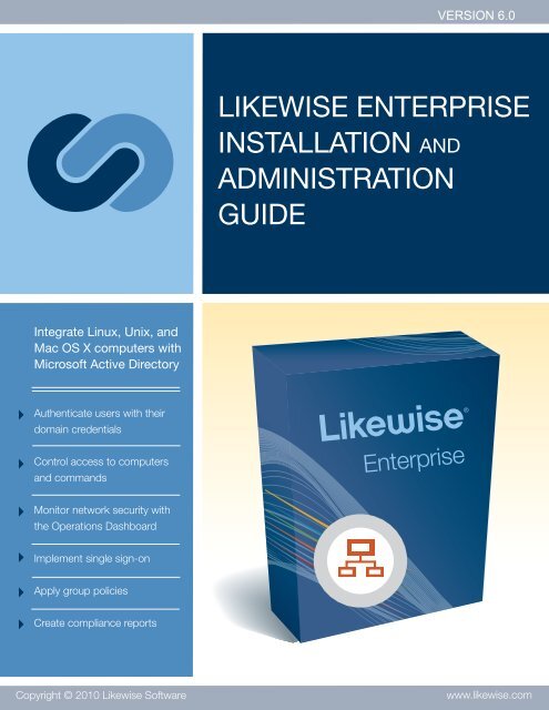 Likewise Enterprise Installation And Administration Guide Purple Rage