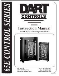 65E Manual - Dart Controls