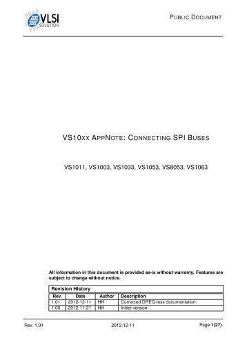 Download appnote - VLSI Solution