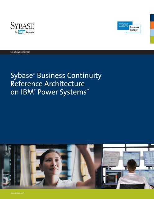 Sybase Business Continuity Reference Architecture on ... - Sybase.se