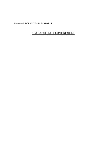 Standard FCI (format pdf)