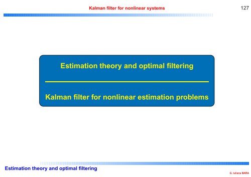 Chapter 7 - Estimation theory and optimal filtering - AVR