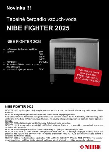Fighter 2025 Informace o produktu - nibe-technik.cz