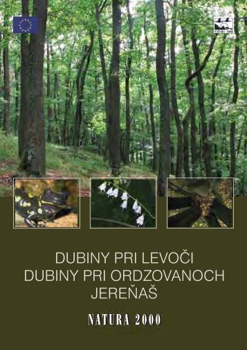 dubiny pri levoči dubiny pri ordzovanoch jereňaš - ŠOP SR