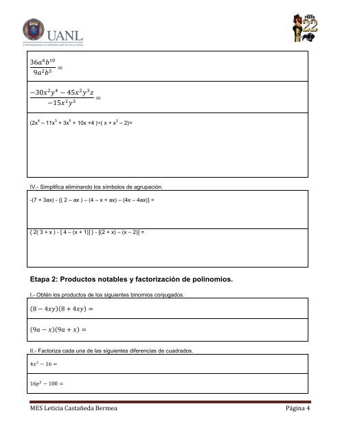 Portafolio MatemÃ¡ticas 1 - Preparatoria 22