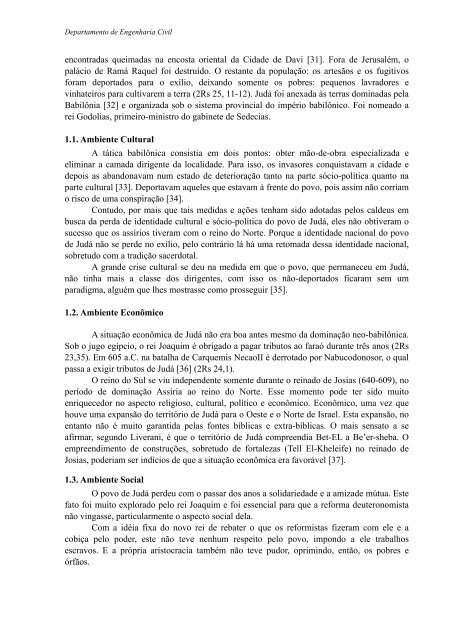 A INVESTIDA DE NABUCODONOSOR CONTRA JUDÃ - PUC-Rio