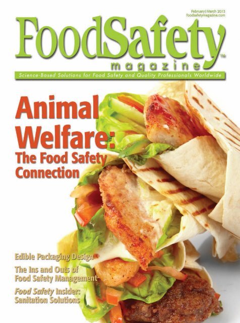 Food Safety Magazine, February/March 2013