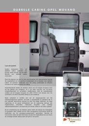 DUBBELE CABINE OPEL MOVANO