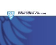 Leiðbeiningar fyrir húsbyggjendur - Akureyri