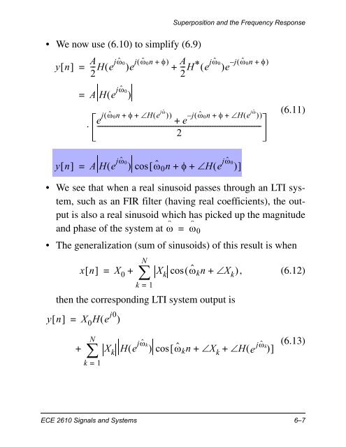 Frequency Response of FIR Filters