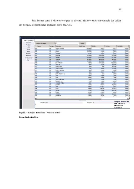 erp, mÃ³dulos estoque/custos e pcp, ea problemÃ¡tica do uso ... - Fatec