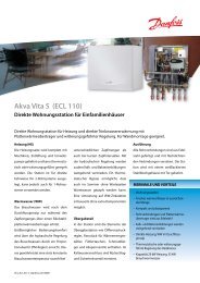 Akva Vita S (ECL 110) Direkte Wohnungsstation fÃ¼r ... - Danfoss