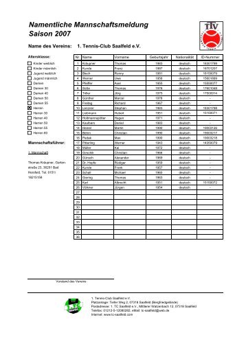 zum Download - beim 1. Tennis-Club Saalfeld eV