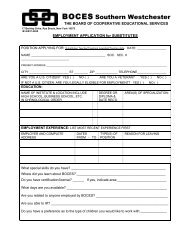 Application For Examination Employment Westchester Community