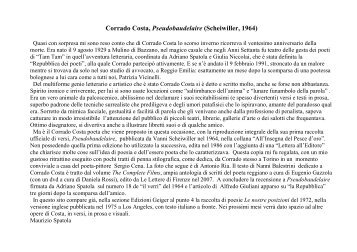 Corrado Costa, Pseudobaudelaire - archivio maurizio spatola