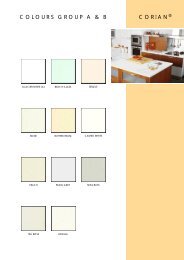 Corian catalogue - TFK - TransForm Kitchens