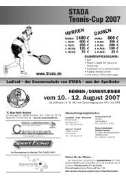 STADA Tennis-Cup 2007 - tc-bw-huenfeld.de
