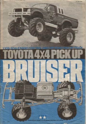 Tamiya Toyota 4x4 Bruiser Manual - Wheelsacademy.info