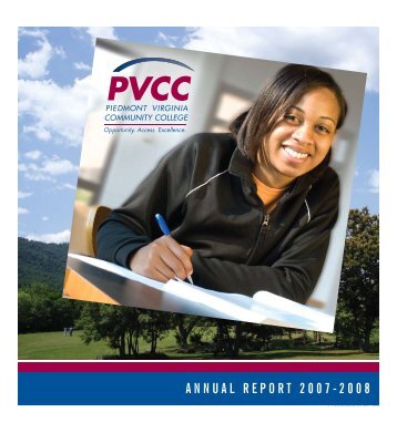 Annual Report 2007-08 - Piedmont Virginia Community College