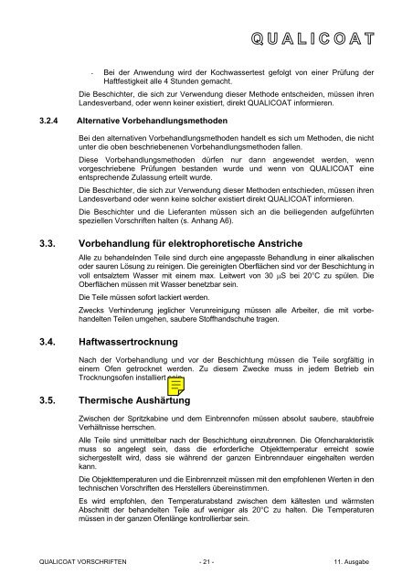 vorschriften zur erlangung des qualitätszeichens für ... - Qualicoat