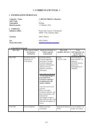 CV Dr. Maurizio Caruso Frezza - CCIAA di Vibo Valentia