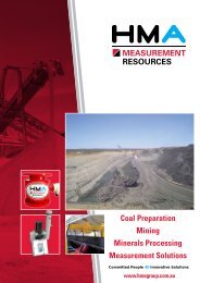 Coal Preparation Mining Minerals Processing - Measurement ...
