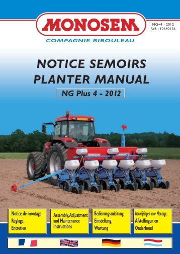 notice semoirs planter manual notice semoirs planter ... - Monosem