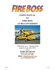 PARTS MANUAL For FIRE BOSS AT-802 CONVERSION - Wipaire Inc.