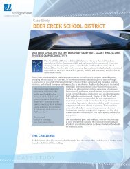 CASE STUDY Deer Creek SChool DiStriCt - Pexx, Inc.