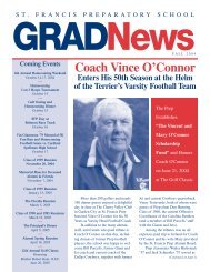 St. Francis GradNews Fall 04 - YourMembership.com