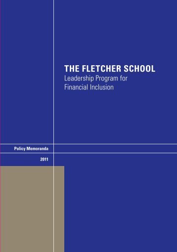 The Fletcher School Leadership Program for Financial Inclusion