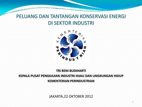 peluang dan tantangan konservasi energi di sektor industri - IESR